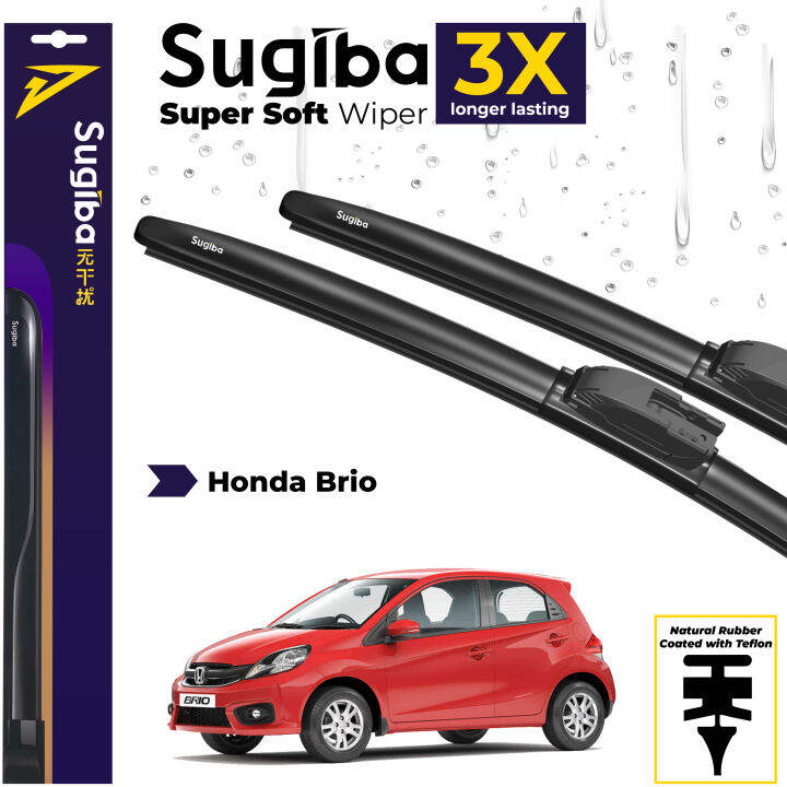 Honda Brio 20152020 Sugiba Super Soft Wiper Beam Blade Banana High