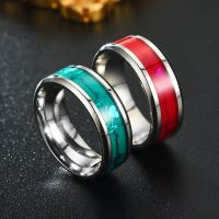 Couple Rings That In The Dark Fluorescent Gifts Shipping Anillos