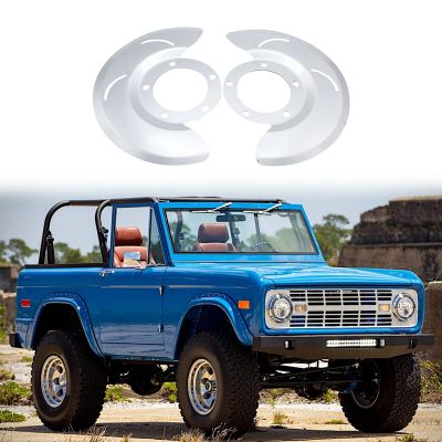 2X Car Front Brake Disc Dust Shield Splash Guard Covers for Ford Bronco F150 1976-1979 Brake Disc Dust Guard Cover Trim