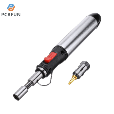 pcbfun แบบพกพาปากกา3 In 1ก๊าซบัดกรีเหล็กก๊าซบัดกรีเหล็กเปลวไฟก๊าซเชื่อม G-Un บัดกรีเหล็กเครื่องมือปรับเชื่อม G-Un เครื่องมือ