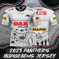 2023 Penrith Panthers Indigenous Mens Rugby Jersey Size:S-5XL （Print Custom Name Number）Top Quality Free Delivery