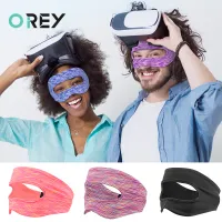 2 Pcs VR Accessories Eye Cover Breathable Sweat Band Adjustable Sizes with Virtual Reality Headsets For Oculus Quest 2 VR