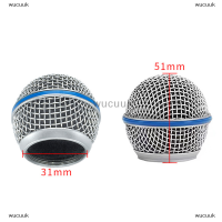 wucuuk ไมโครโฟน Grill HEAD ไมโครโฟน Grille BALL HEAD COVER อะไหล่อุปกรณ์เสริมเปลี่ยนไมโครโฟนโลหะ Mesh HEAD DIY อุปกรณ์เสริมสำหรับ Shure beta58a