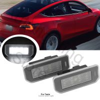 2PCS canbus Error Free Rear Led License Number Plate Light Lamp For Tesla Model 3 Model Y 2020 2021 2022 Car Light Assembly