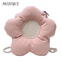 【CW】Women Cloth Handbags Bag Flower Shape Lady All-Match Zipper Small Shopping Bag For Women Girls Birthday Gifts