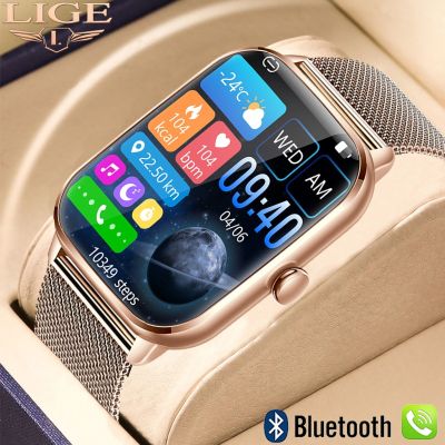 ZZOOI Bluetooth Call Smart Watch Women 2023 Smartwatch Man Sports Clock Fashion Ladies Waterproof Smart Bracelet For Android IOS Watch