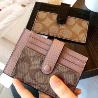 【CC】☁♛❁  Wallets for Luxury Design Multi-Function Card Holder Leather Female Small Wallet Short Womens Purse