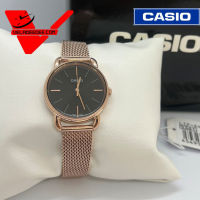 นาฬิกา casio ผู้หญิง พิ้งโกลด์ รุ่น  LTP-E412MPG-1A  สีพิงค์โกลด์   รับประกัน cmg ศูนย์เซ็นทรัล 1 ปีเต็ม