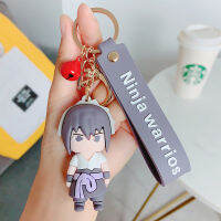 นารูโตะฮาตาเกะคาคาชิหญิง Keychain Lady จี้พวงกุญแจโซ่กระเป๋าสะพายการ์ตูมขนาดเล็กจี้ซิลิโคนการ์ตูนน่ารักของขวัญแฟชั่นบุคลิกภาพ