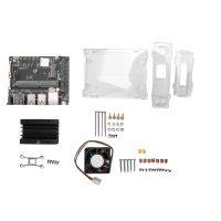 For Jetson Nano 4GB AI Artificial Intelligence Development Board+Acrylic Case+Heat Sink Support Jetson Nano Module Board