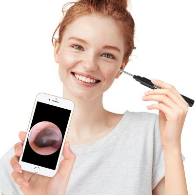 3.9mm Wireless WiFi Earpick Otoscope Borescope HD camera Luminous Ear Wax Removal Tool Teeth Oral Inspection For iPhone Android