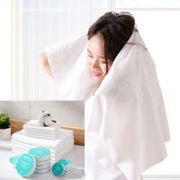 ✑ 1PC 70x140CM Ultra Large Disposable Compressed Towel Quick-Drying Face Bath Towel Essential Hair Shower Washable Travel Trip