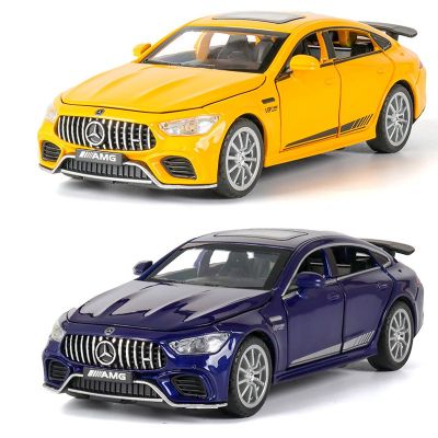 【RUM】1:32 Scale Benz C63 GT Alloy Car Model Light &amp; Sound effect Die Cast Car Model Toys for Boys Toys for Kids Gift for Boys Car for Boys Collection Car Model