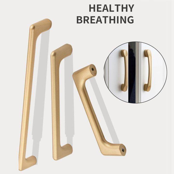 BRMU4 Multistyles Furniture Handle Hardware Matte Gold Kitchen