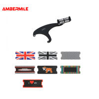 Gray Union Jack cket for Mini Cooper Clubman F55 F56 F54 F60 Accessories Auto Phone Holder Car Mobile Phone Mount Click