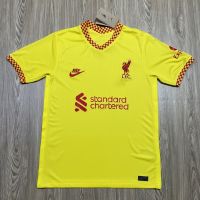 เสื้อบอล Liverpool ชุดเยือน สีเหลือง 2021/22​ เกรด AAA (A-42)
