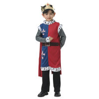 The Medieval King Fantasy Costume For Kids King Arthur Boys Halloween Carnival Fancy Dress