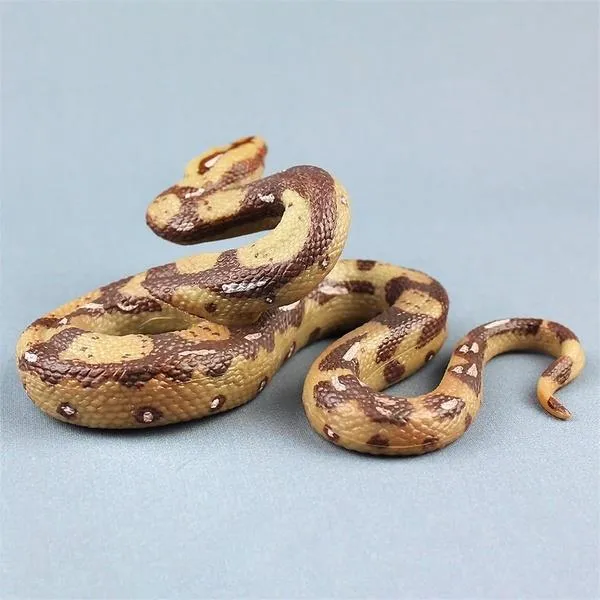 Compre Simulação brinquedos de cobra Halloween Tricky Realistic Python Wild  Animal Model Ornaments Scary Snake Toys