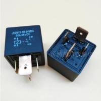 Black 4 pin 80A 24VDC automotive relay car normally open waterproof