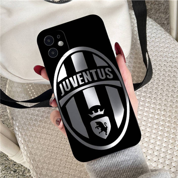 casing-หรับ-iphone-14-13-11-pro-max-11-mini-8-8-plus-79mb-juventus-football-club-pattern-phone-เคสโทรศัพท์-อ่อนนุ่ม-tpu-shockproof-black-ปก