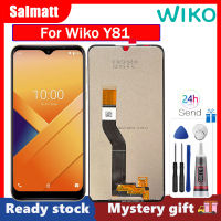 Salmatt หน้าจอเดิมสำหรับ Wiko Y81 LCD หน้าจอ LCD ชิ้นส่วนหน้าจอสัมผัสแสดงสำหรับ Wiko Y81จอสำรอง