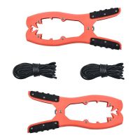 Boat Kayak Anchor- Kayak Canoe Equipment Accessories Brush Clamp Anchor with Teeth for Fishing Boating Camping - 2 Pack