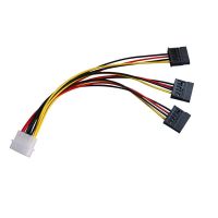 SATA To IDE One To Three 4pin Hard Drive Power Cord IDE To SATA Splitter Power Cable 1 To 3 Portable SATA Extension Line