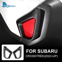 Airspeed สำหรับ Subaru Crosstrek 2023 ABS ของตกแต่งไฟตัดหมอกหลังที่ครอบไฟตัดหมอกด้านหลังด้านหลังไฟตัดหมอกตกแต่งกรอบตกแต่งสติกเกอร์ตกแต่ง