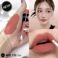 ลิปสติกเนื้อแมท (เบอร์13 Elle) ลิปสติก เม็ดสีแน่น กลบสีปากเดิมมิด พร้อมสารบำรุงช่วยให้ปากไม่แห้งแตก-Zeeda Lipstick #13 Elle