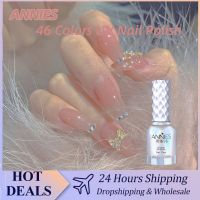 Litfly【ANNIES】Gel เล็บ P-Olish โปร่งใส Nude เล็บ P-Olish กาว2023ใหม่เจลน้ำแข็ง Phototherapy กาวแต่งเล็บมือ Top Coat กึ่งถาวร Soak Off UV G-El เล็บศิลปะเคลือบเงา