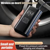 Car Digital Automatic Tire Inflator Pump 150PSI Electric Wireless Portable Auto Air Compressor Dual Display Car Tire Repair Tool