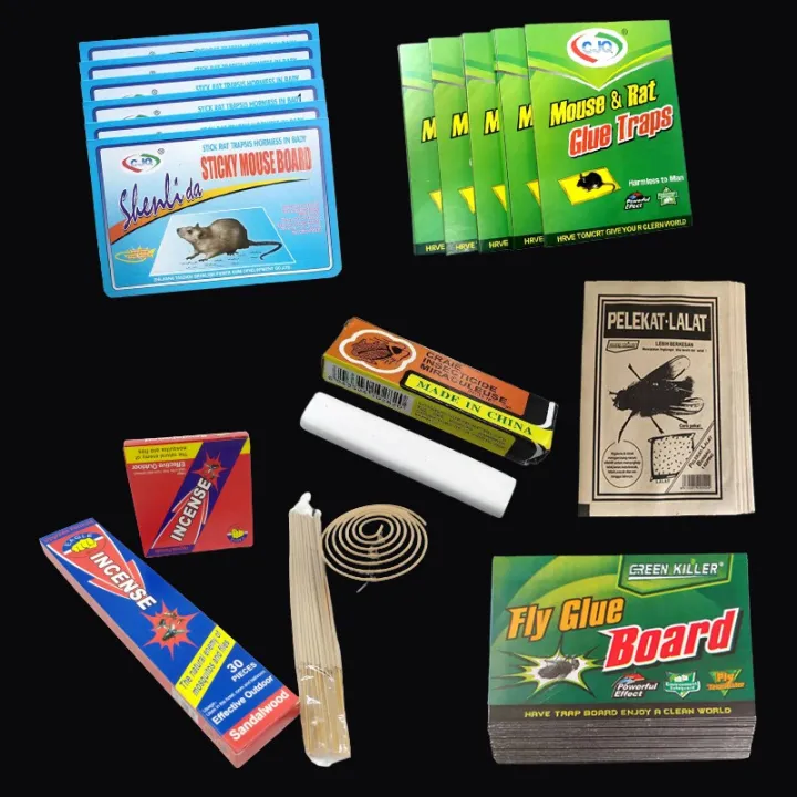 Insect Control Mouse Mosquitos flies Cockroach Rat Traps GLue paper board Daga Langaw Ipis