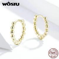 WOSTU Simple Minimalistห่วงหู925เงินสเตอร์ลิงภูมิแพ้ฟรีผู้หญิงHoopต่างหูเครื่องประดับแฟชั่นZBSCE807 Nov1