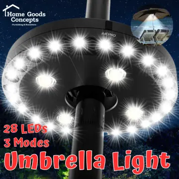 Battery Powered 48leds Lantern Poles Umbrella Light Portable