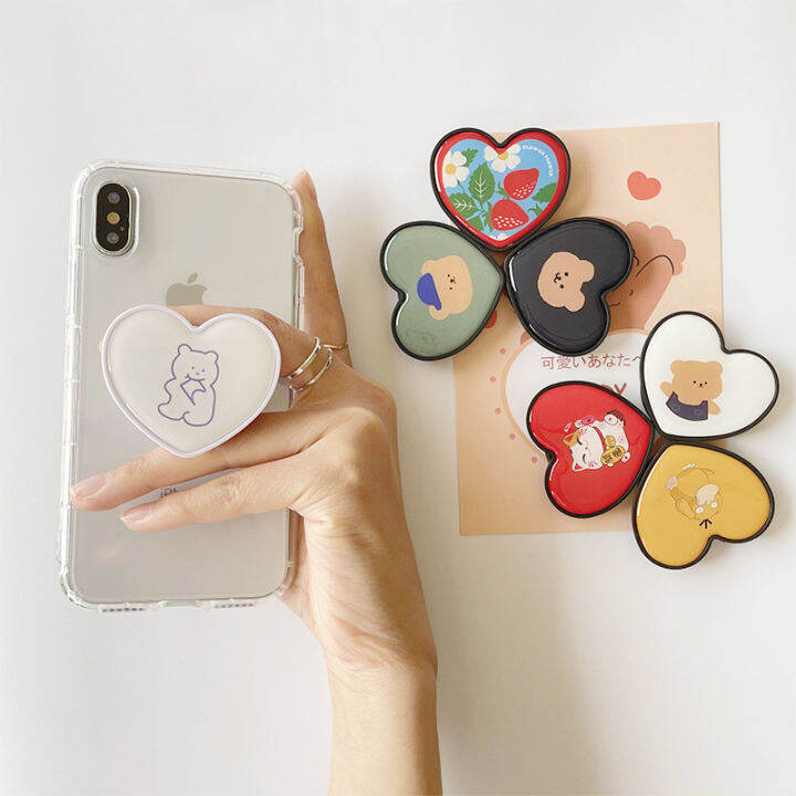 cw-cartoon-cute-love-heart-korea-griptok-foldable-mobile-phone-holder-stand-for-samsung-smartphone-finger-grip-ring-cket