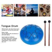 6in Tongue Drum 8 Tones Hand Pan Drums พร้อมเครื่องตีกลอง