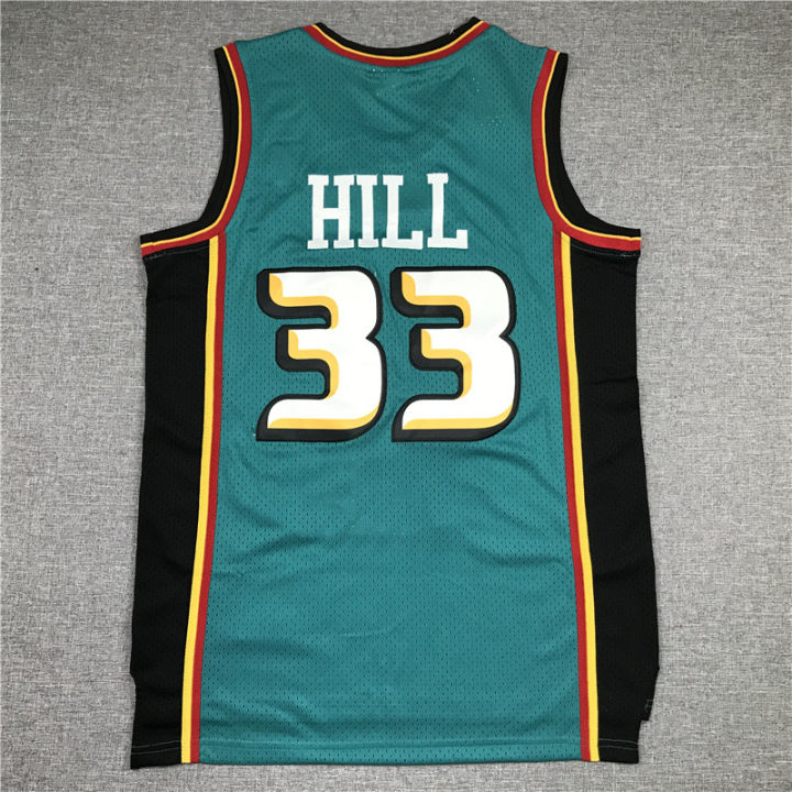 เสื้อยืดบาสเก็ตบอล-nba-ปักลายทีมลูกสูบ22-23-hill-10-11-11-ชุดบาสเก็ตบอล