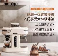 MOAIQO เครื่องชงกาแฟกึ่งอัตโนมัติขนาดเล็กลายท้องฟ้า K1เครื่องชงกาแฟเอสเพรสโซขนาดเล็กฟองนมสไตล์อเมริกันบ้านบดเครื่องบดแบบออลอินวัน