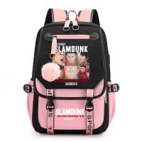 Anime SLAM DUNK Backpacks Casual Laptop Backpack for College Student New Fashion Girls Boy Book Bag Teens School Rucksack