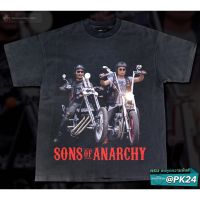 ราคาถูกเสื้อยืดผ้าฝ้าย Sons of anarchy - Bootleg T-ShirtS-5XL