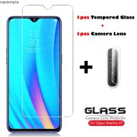 [L.W.F 2022] Anbu♦Bytes Realme C15 C11 Realme 6i 6 Pro Realme 5i / 5 Pro Realme 3 Pro Realme C3 C2 XT เคส2-In-1กระจกนิรภัยเลนส์กล้องฟิล์มกันรอยโทรศัพท์ MeiTing เคสโทรศัพท์