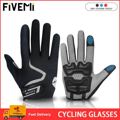 Full Finger Cycling Gloves Touch Screen Riding MTB Bike Bicycle Glove Thermal Warm Motorcycle Windproof Breathable Winter Autumn