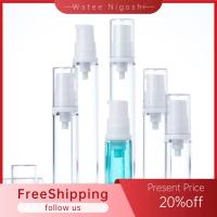 WSTEE NIGOSHI 5Pcs 5ml/10ml/15ml การเดินทางการเดินทาง เครื่องพ่นน้ำหอม โลชั่นทาผิว แบบพกพาได้ ขวดปั๊มสุญญากาศ สากลสากลสากล รีฟิล เครื่องพ่นละอองน้ำหอม เครื่องสำอางแบบพกพา