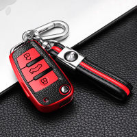 BayYY】Leather TPU Car Folding Key Cover Case for Audi A3 8L 8P A4 B6 B7 B8 A6 C5 C6 4F RS3 Q3 Q7 TT 8L 8V S3 Key Fob Shell Accessories