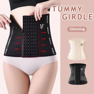 Ladies M+ Letter Waist Girdle Corset Postpartum 6column 13row Body Care  Buckle Korset Wanita