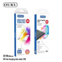 สายชาร์จ สายชาร์จเร็ว Fast Charge 3A OUKU X19 ความยาว1เมตร สายชาร์จสำหรับ IP Type-c Micro(แท้100%)