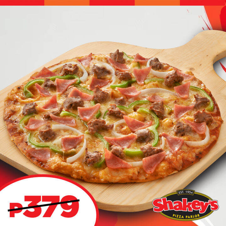 Shakey's Regular Thin Crust Manager's Choice Pizza (Dine In evoucher
