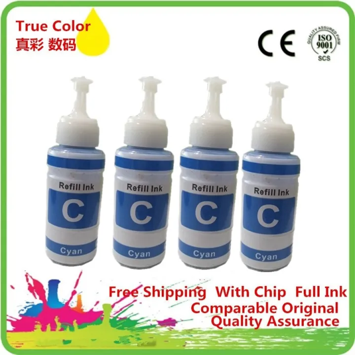 Refill Dye Ink Kit Kits For Epson L100 L101 L110 L111 L120 L130 L200 L201 L210 L211 L220 L300 7619