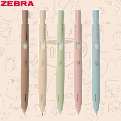 5Pcs Japanese Zebra JJZ66 Coffee Limited Blen Gel Pen 0.5Mm Quick-Drying Black Ink Pen Low Center Of Gravity School Supplies