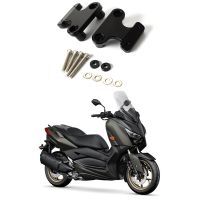 ด้านบน!-XMAX ที่ยึดกระจกข้างรถจักรยานยนต์สำหรับ YAMAHA XMAX 300 Xmax300 CNC 2020กระจกมองหลังวงเล็บ